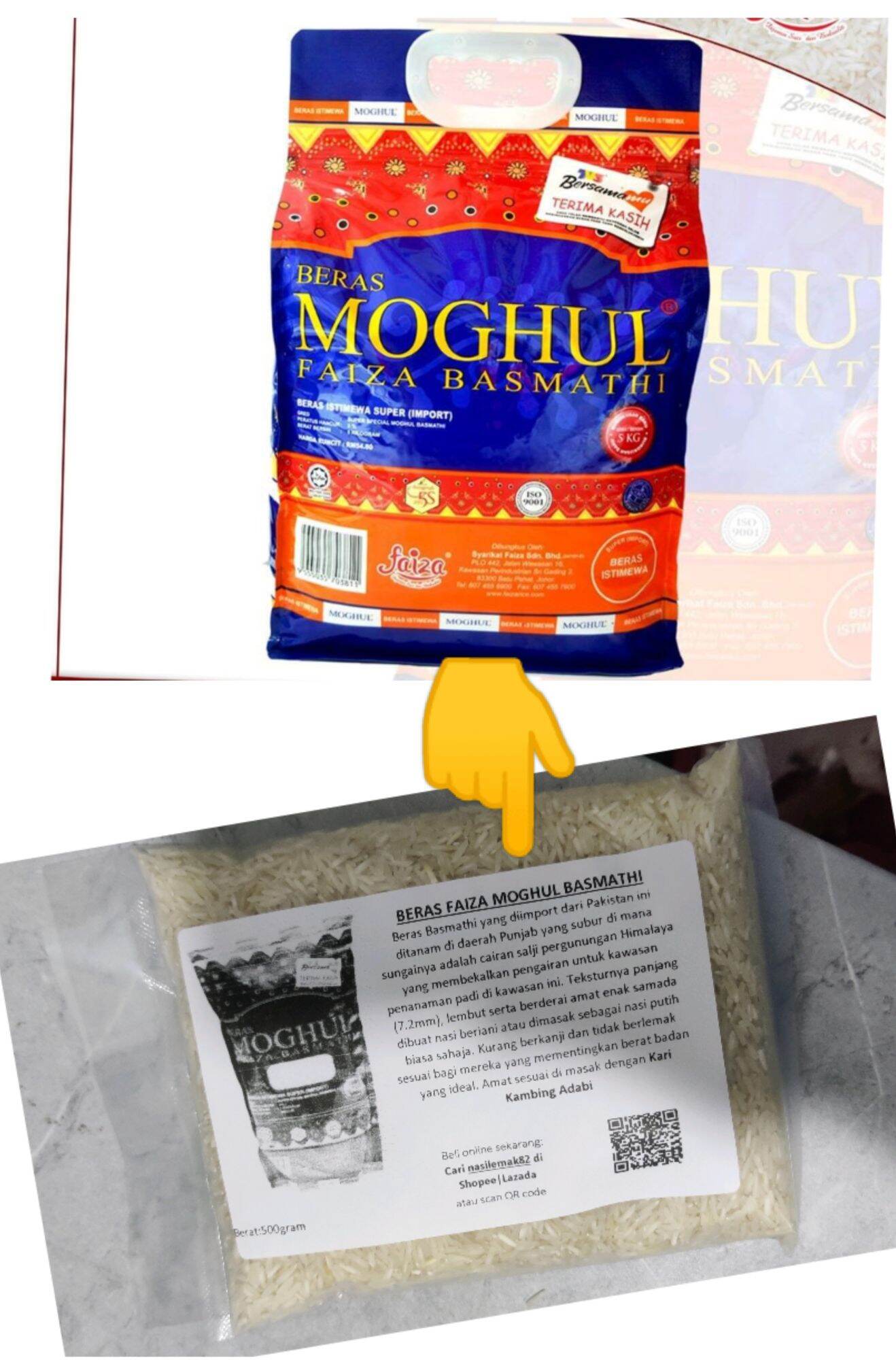 Faiza Moghul Basmathi Rice 1kg Lazada