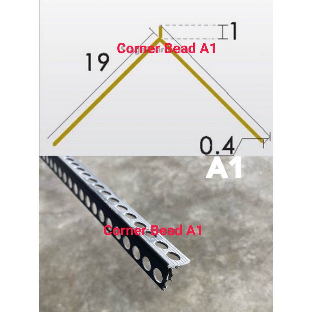 (2.5meter/8Feet) Pvc Corner Bead/ Tile Corner (HYP) Lazada