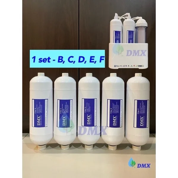 DMX Diamond & TDM G1500 Water Filter Cartridges(OEM) (5 Cartridges Set - B, C, D, E, F)
