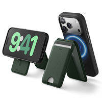 elago Magnetic Leather Stand Card Holder (Stand Type)