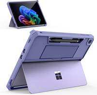 Ốp MoKo cho Microsoft surface Pro Mới 12 inch 2025 được phát hành vỏ chắc chắn bảo vệ tất cả trong một Có Kẹp GIữ bút sau & dây đeo tay tương thích với bàn phím loại