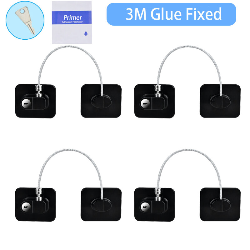 4PCS Children Safety Lock Refrigerator Door Lock Baby Safety Home Window Lock Child Locks Child Protection On The Cupboard