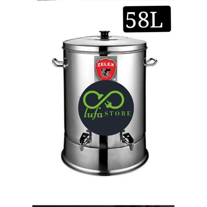 58L ZELEX Stainless Steel Water Cooler / Water Dispenser / Water Tank