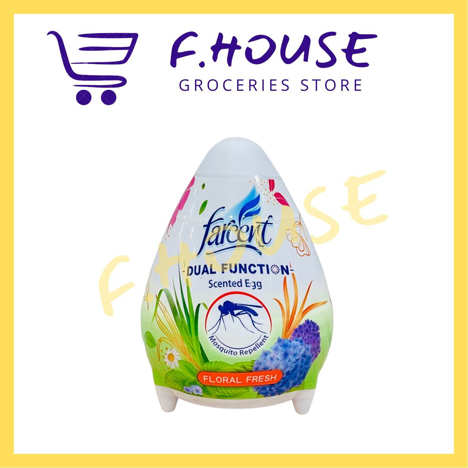 Farcent Scented Gel Egg Air Freshener Mosquito Repellent (170g) Lazada