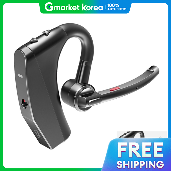 Ear-Hook Bluetooth 5.2 Earphones with Cvc Noise-Canceling Microphone, Adjustable Angle, Dual-Ear