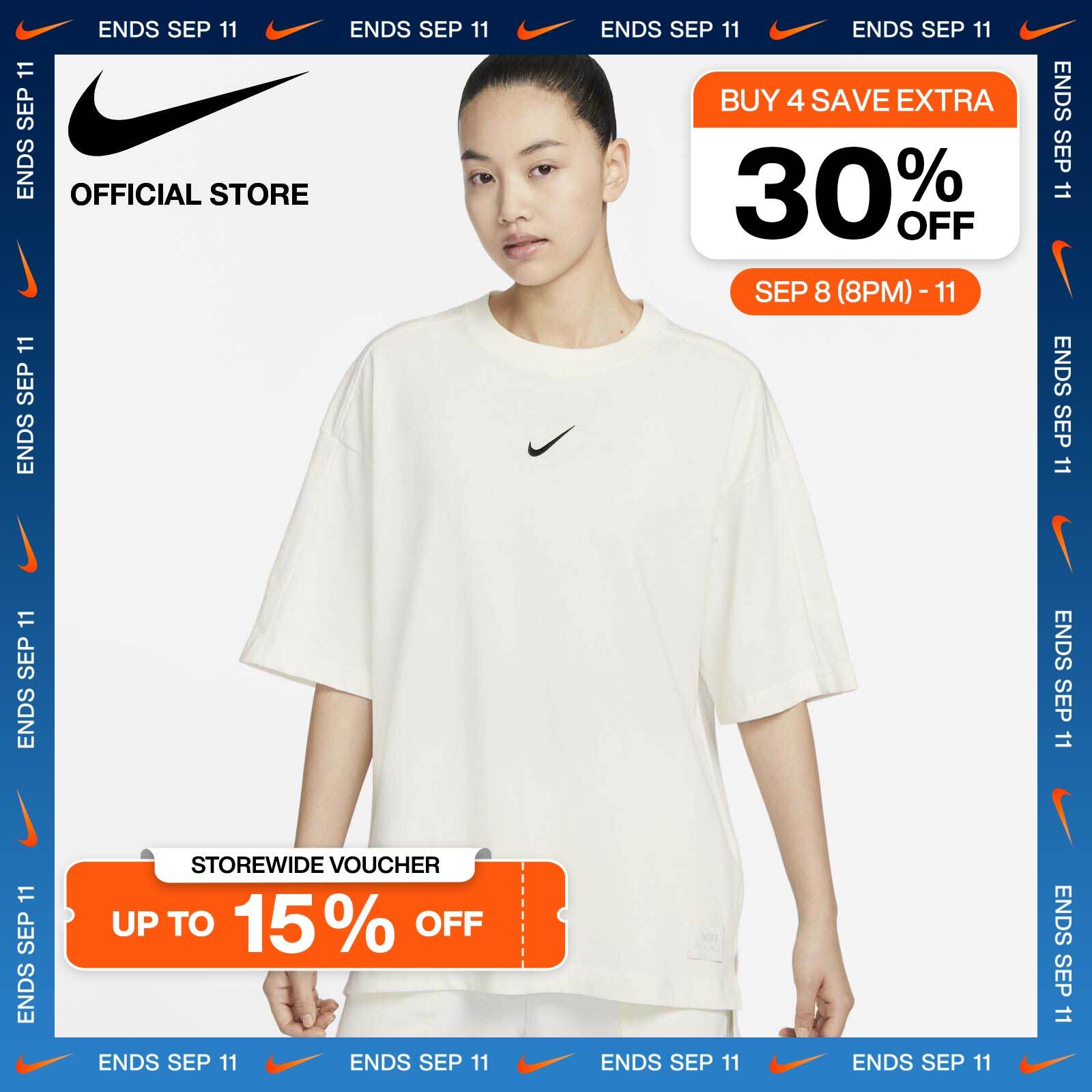 Nike Women's Sportswear City Utility Oversized Short-Sleeve Top - Sail