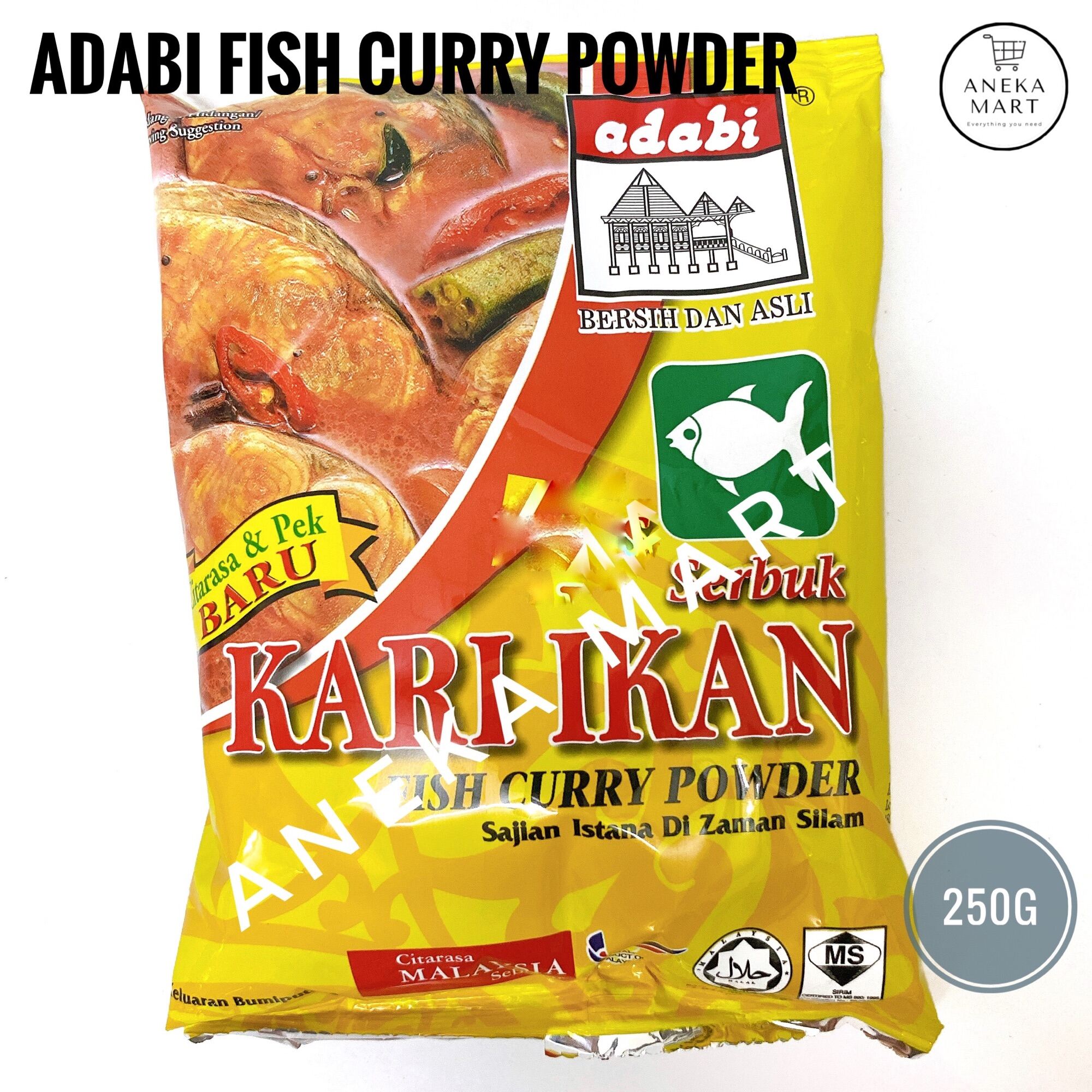 Adabi Serbuk Kari Ikan/Fish Curry Powder【250g】 Lazada