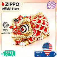 Zippo Official ″Dynamic Lion Dance″ Windproof LighterLSE-00012