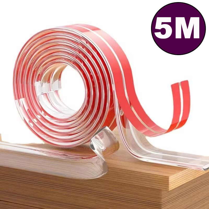 1/5pcs Transparent Table Edge Guard Furniture Corner Protector Strip Household Kid Collision Proof Soft Bumper Strip Baby Safety