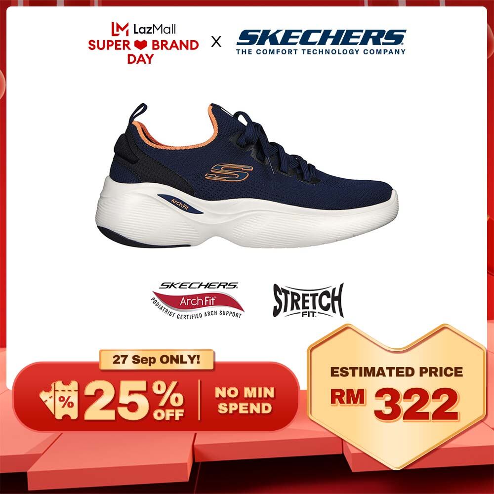 Skechers Men Sport Arch Fit Infinity Stormlight Shoes - 232607-NVOR ...