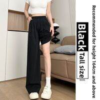 YAYANGREN | Summer Lightweight High Waist Narrow Straight Leg Stretch Waist Ice Silk Jeans