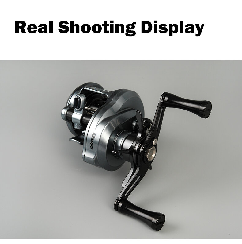 Leydun New DC Usopp Baitcasting Reels 7.6:1 Gear Ratio 134g