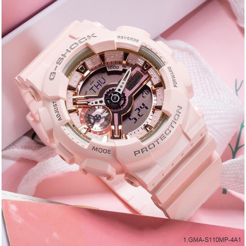 G Style Shock Watch Peach color Digital Jam Tangan Digital Analog Latest Watch Malaysia