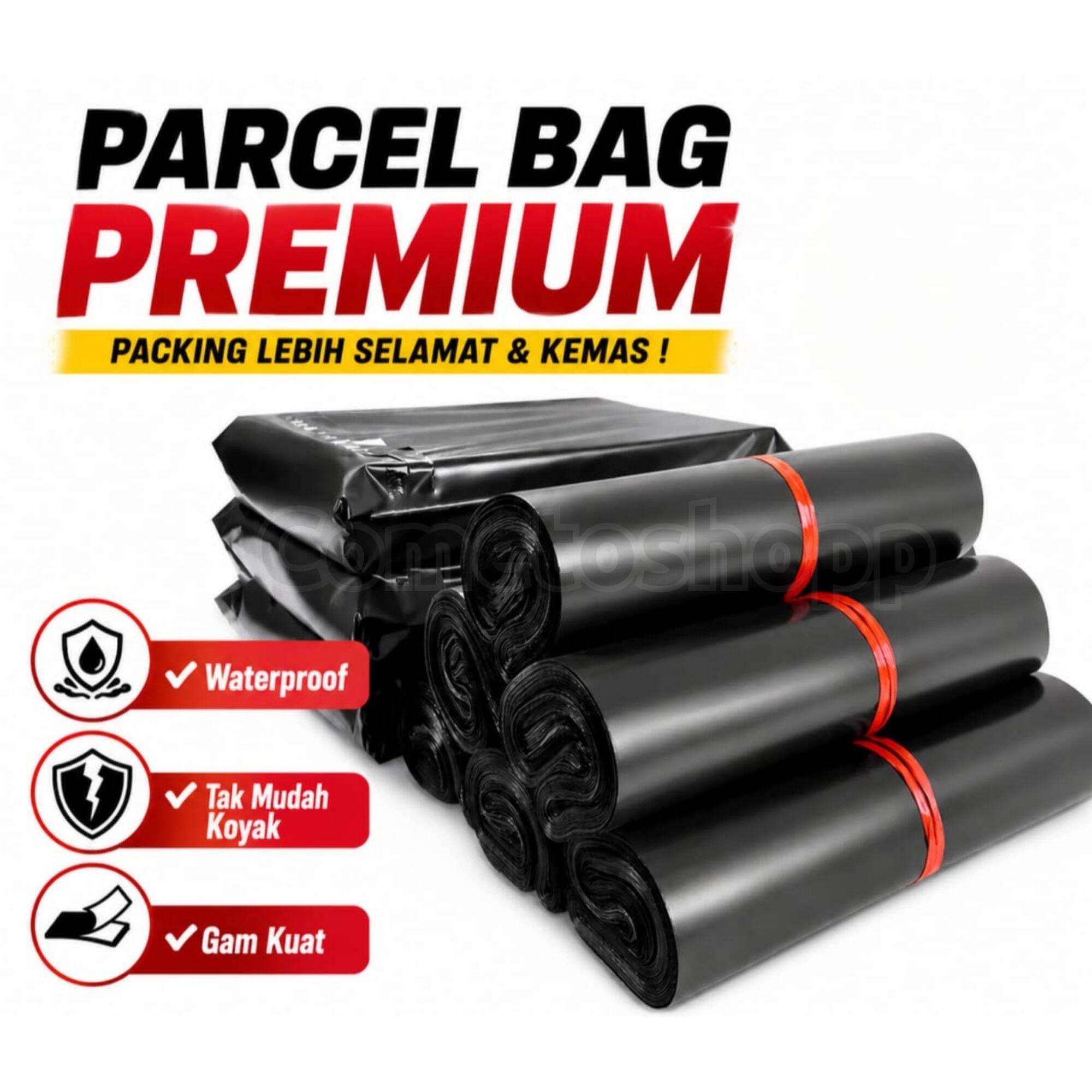Parcel Bag Courier Bag Kurier Bag Pos barang /Black Poly Storage Bag Self Adhesive Seal Postal Poly Mailer Packaging Bag