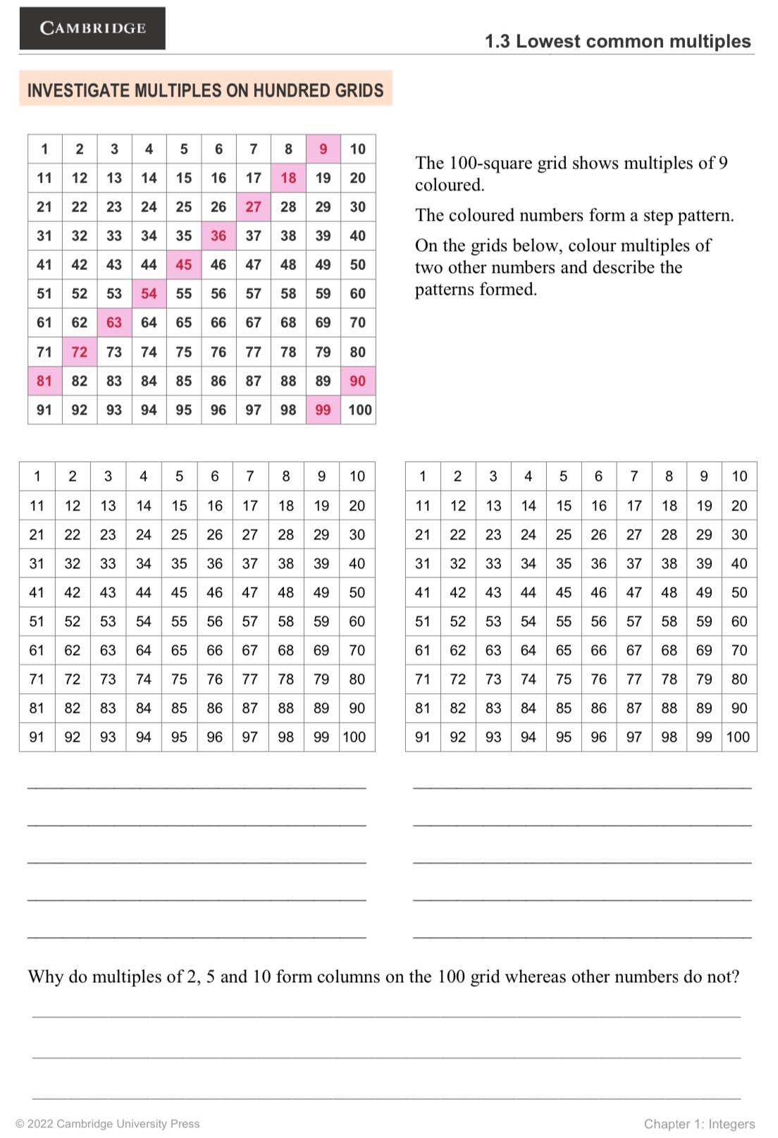 Year 7 Math Cambridge Lower Secondary Topical Worksheets with Answers | Hardcopy | Year 7 Checkpoint Preparation Revision. 
