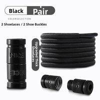 FENKAN | Elastic No-tie Shoelace Fastening Tool for Loose-Fitting Elastic Martin Boots Shoelaces