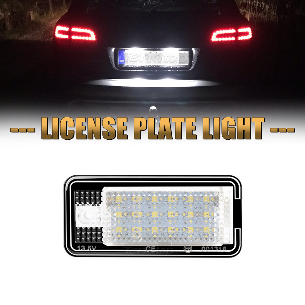 A6 C6 Audi A4 Number Plate Light Warning Shop Audi Number Plate