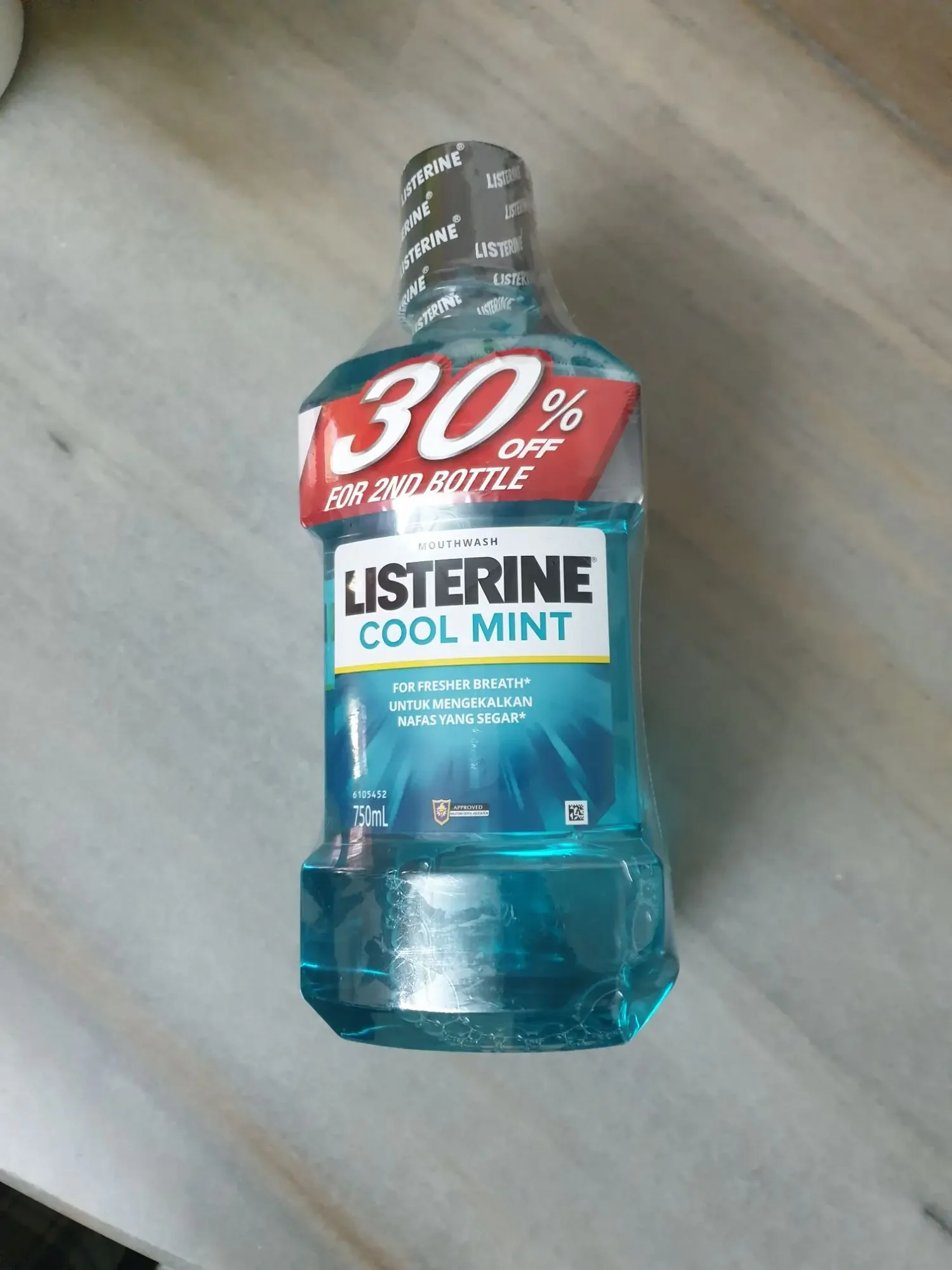 Listerine Cool Mint 750ml×2 Twin Pack