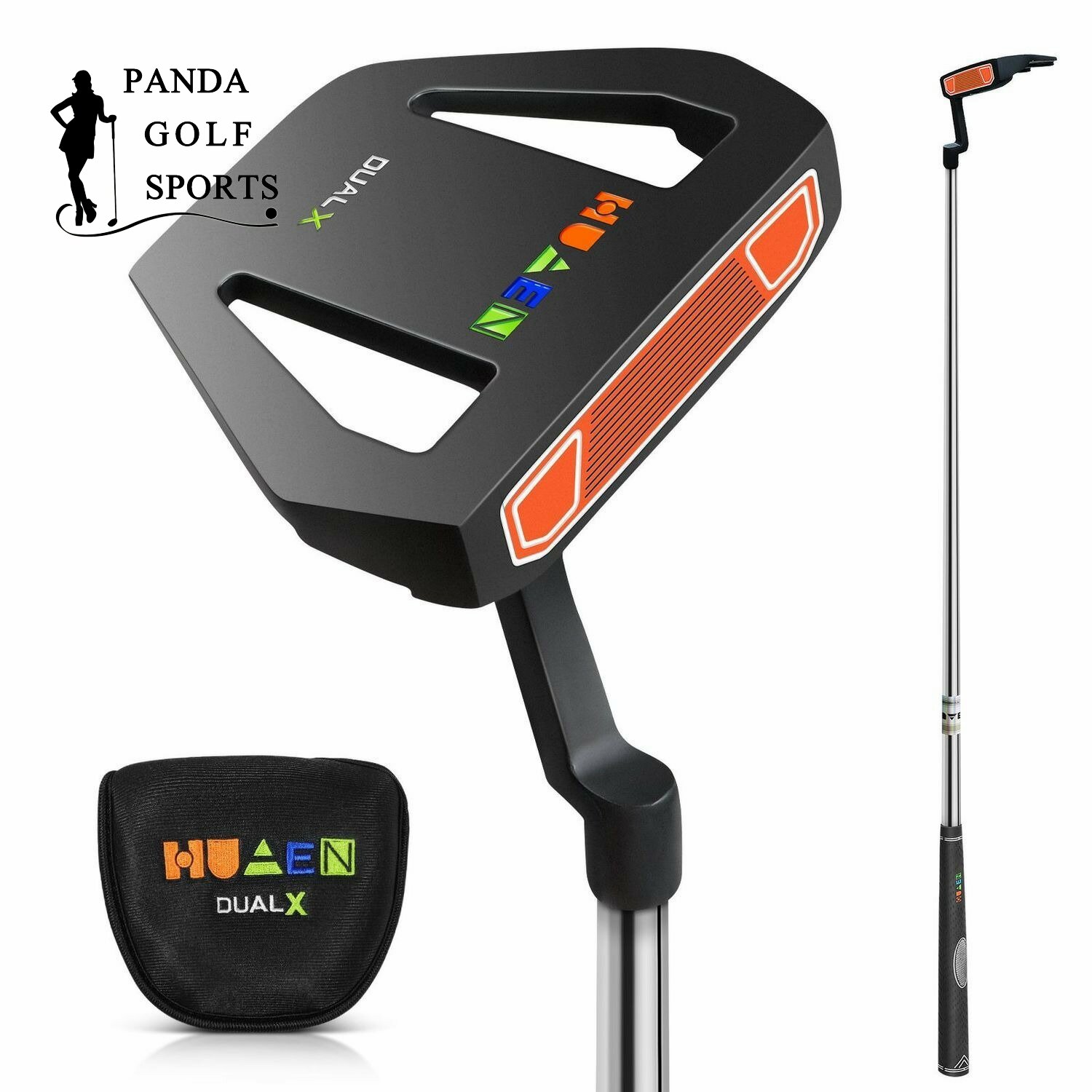 Enhua Dual x GP-001 Golf Putter 3 dòng mục tiêu tay phải Putter 34.5 inch trục Putter thanh thép