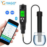 RCYAGO Bluetooth oxy hòa tan Tester với ghi dữ liệu ứng dụng Excel xuất khẩu độ chính xác cao cho cá trang trại Pond