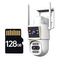 JOOAN CCTV Camera 15MP 3 Lens 3 Screens Outdoor Waterproof IP66 WiFi Connect Cellphone CCTV With Audio And Speaker Home IP Security Cameras HD Night Vision With Alarm Sensor Smart Camera CCTV With Voice