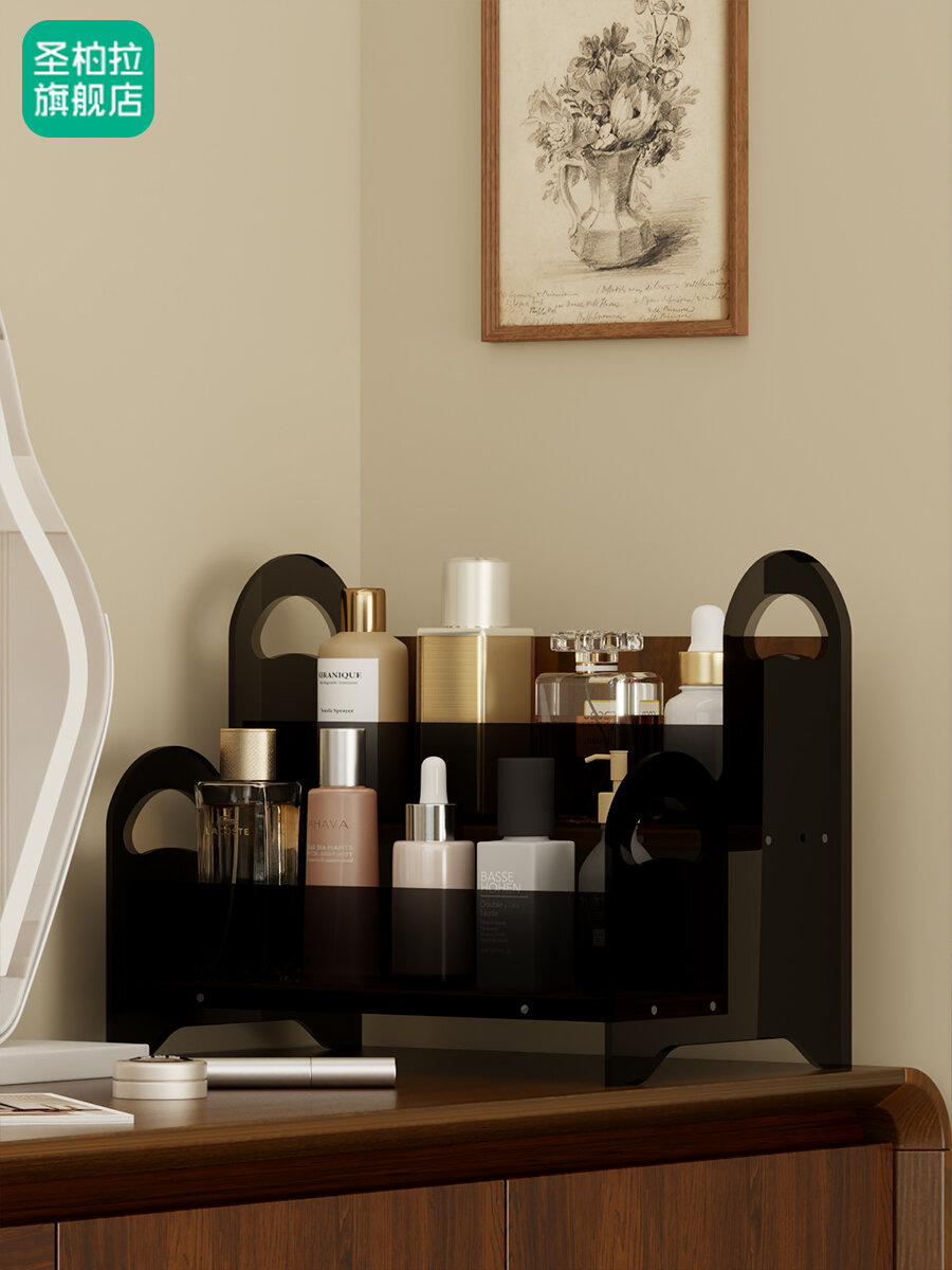 Elegant Cosmetic Storage Box Desk Organizer Harga  108 Ringgit*Penghantaran Percuma