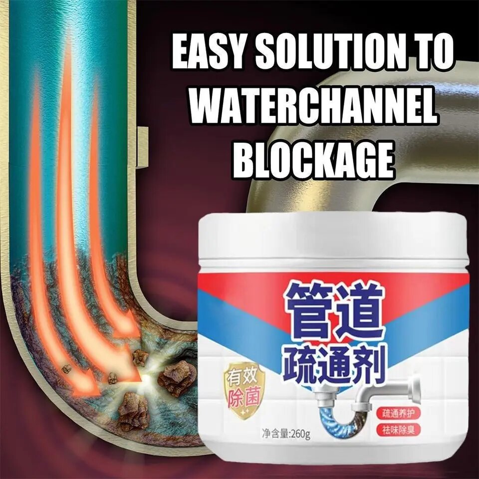 260g Powerful Kitchen Pipe Dredge Agent Dredge Deodorant Toilet