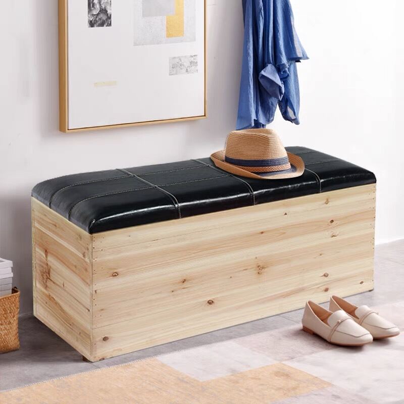 Tatami Wooden Box Bed Storage Bed Box Storage Bay Window Patchwork