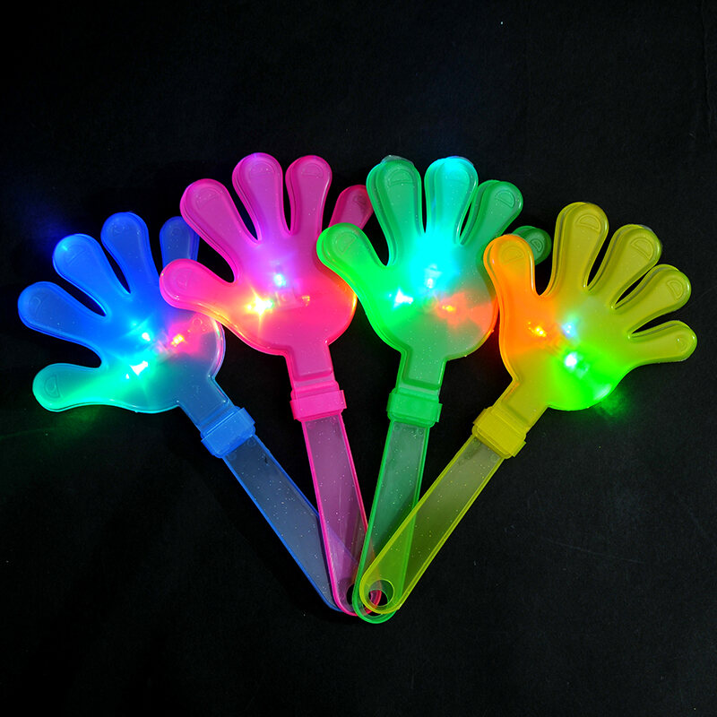 Luminous Clap Trap Large Small Hand-Shape Swatter Toy Palm Claps Applauding Bats Concert Props Light Stick. 