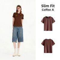 Semir | Solid Round Neck Regular Shoulder T-Shirt