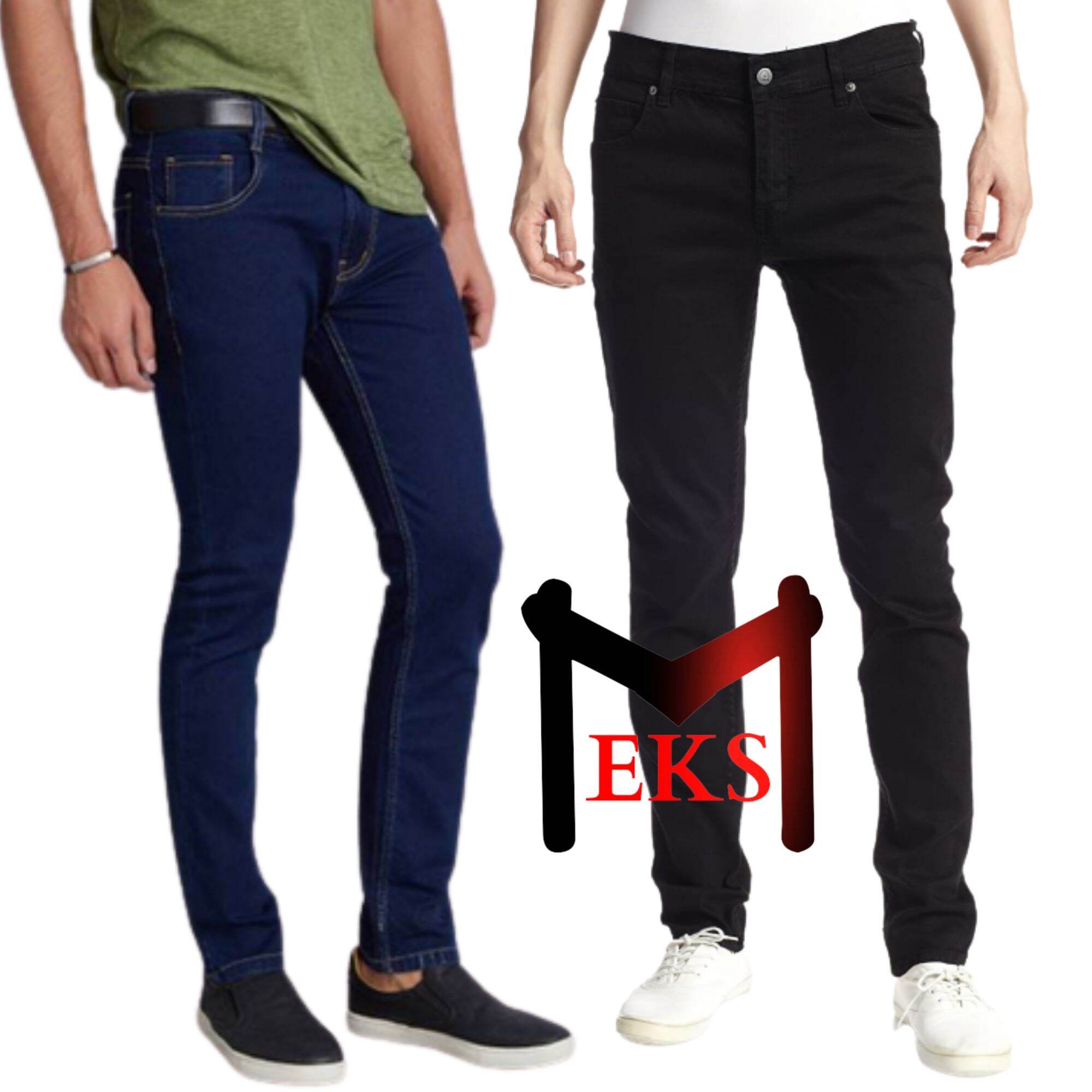 IELGY Summer New Ripped Men's Jeans Men's Loose Straight Pants