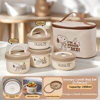 Snoopy | Microwave Safe Insulated Lunch Box New 2026