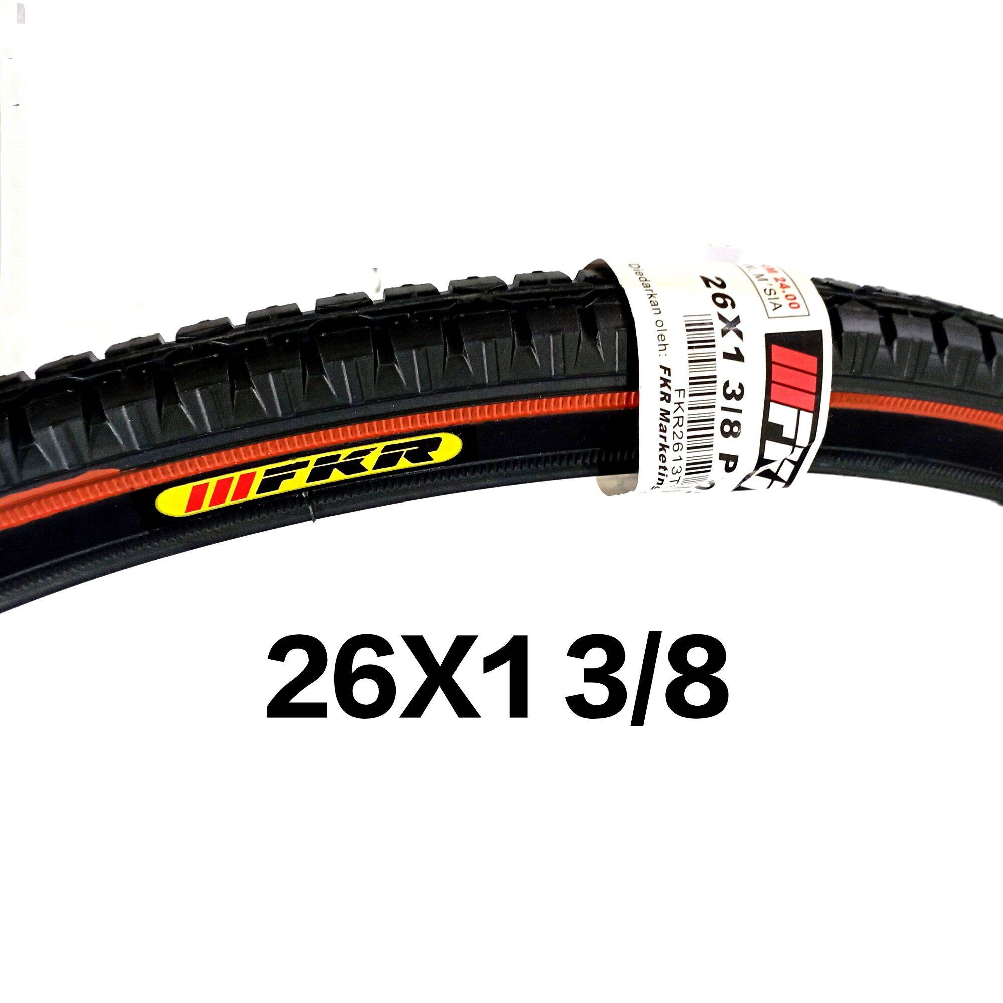 1 Nuovo Tubo Bicicletta Duro 26X 1 3/8 Per Bici 26 Valvola Presta