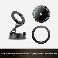 Black Shark | Magnetic Cooling Wireless Charger 25W Fast Charging for iPhone 17 with Dual-Sided Magnetism and Semiconductor Technology for Gaming and Live Streaming