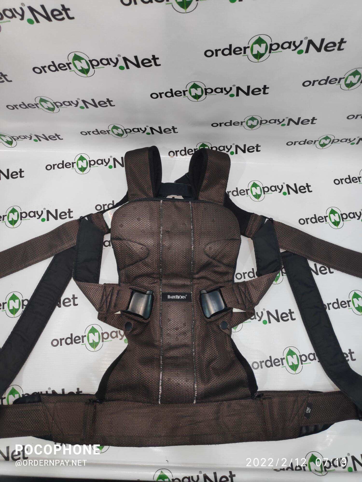 Preloved BabyBjorn Baby Carrier ONE Air - Brown Mesh