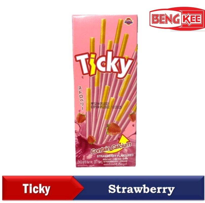 Beng kee🔥TicKy Thai Two tone Biscuit sticky 20gm🔥stw