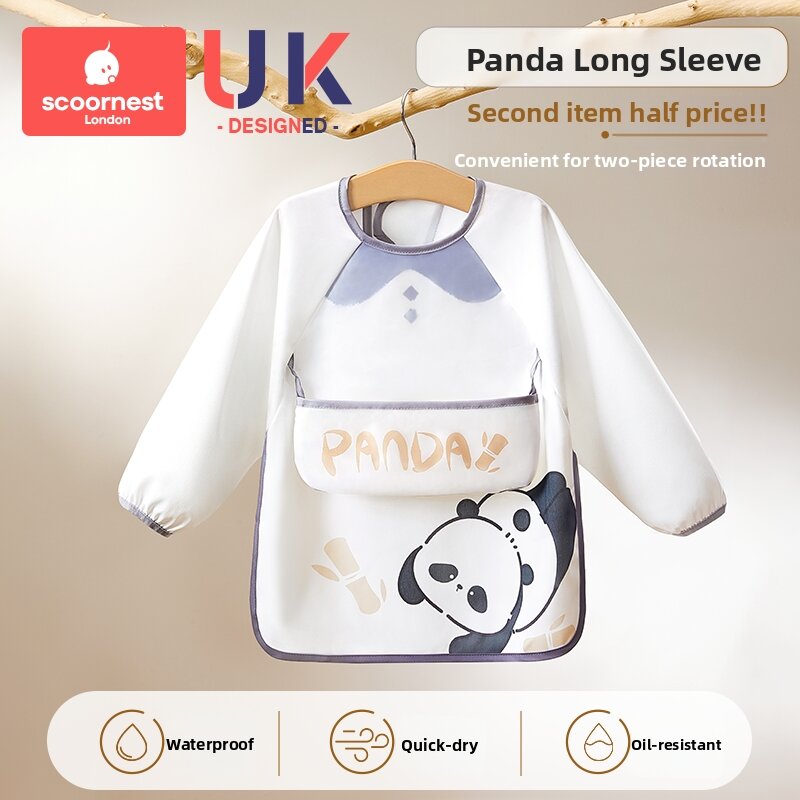 Scoornest | Waterproof & Mess-Proof Childrens Bib