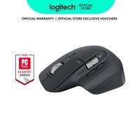 Logitech MX Master 3S Bluetooth - Performance Wireless Mouse with Ultra-fast Scrolling Ergo 8K DPI Track on Glass Quiet Clicks Bluetooth Windows Linux Chrome