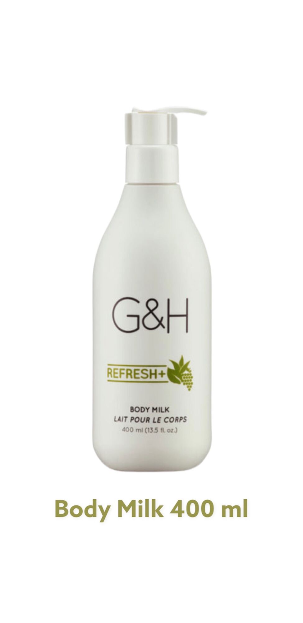 G&H body Milk 400 ml Lazada