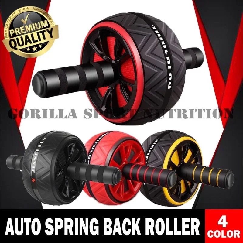 AB Roller Wheel Body Building Exercise Trainer Abdominal Crossfit ABS Similator Muscle Fitness 6 Pack