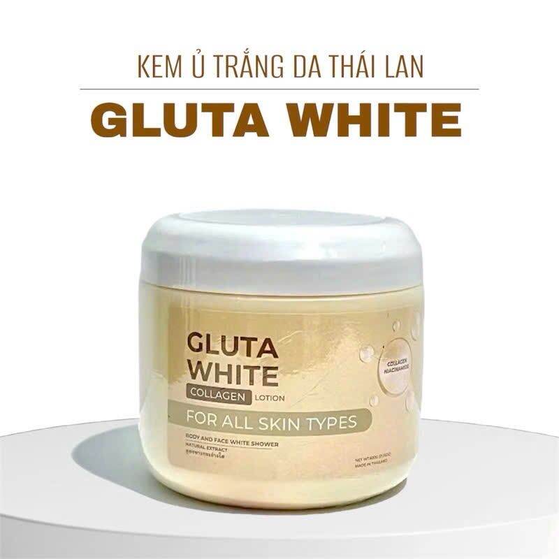 kem glutathion ORIGINAL - Gluta White Collagen Thailand Whitening Cream 600GRAM 🌸 Ủ TRẮNG gluta white Halal Brightening Cream Scrub Combo Mask & Cream Whitening Product - Lazada Quantity:12 Months Bandini Liposomal Glutathione 250 body serum