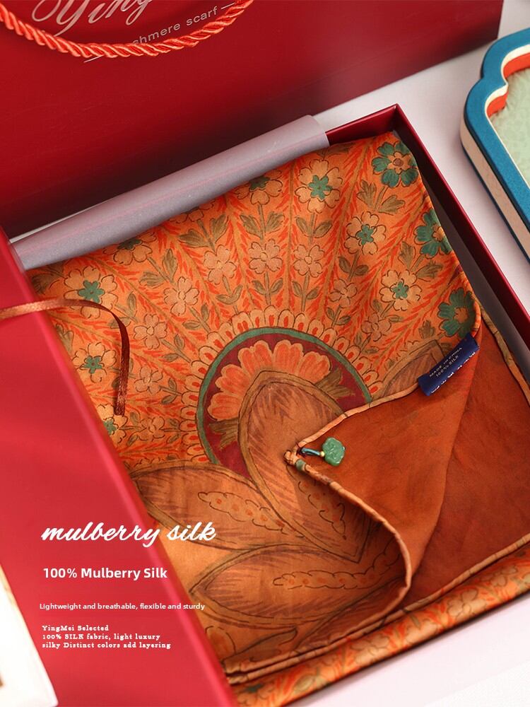 YINGMEI | High-end Silk Scarf Harga 267 Ringgit*Penghantaran Percuma