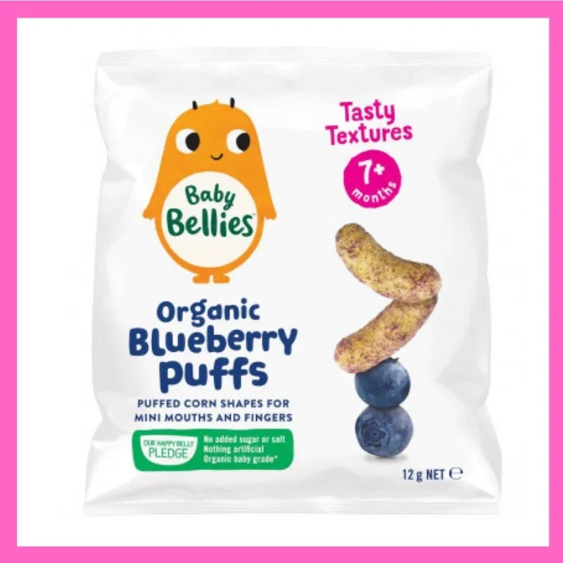 Little Bellies Baby Puffs (7+ Months) - Blueberry