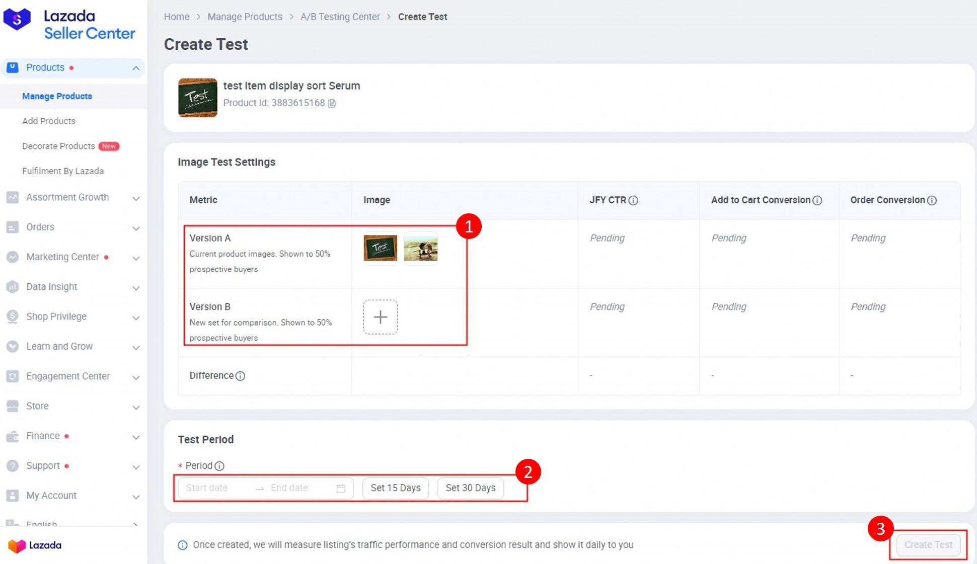 Listing Image A/B Testing| Lazada Seller Center