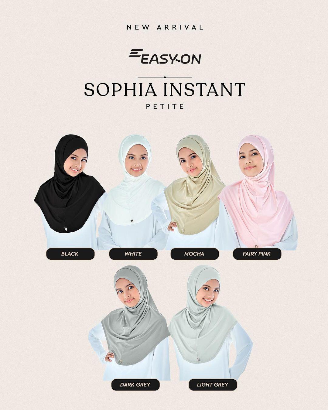 sophia instant naelofar hijab