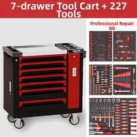Delixi | Auto Repair Mobile Rolling Tool Cart and Cabinet