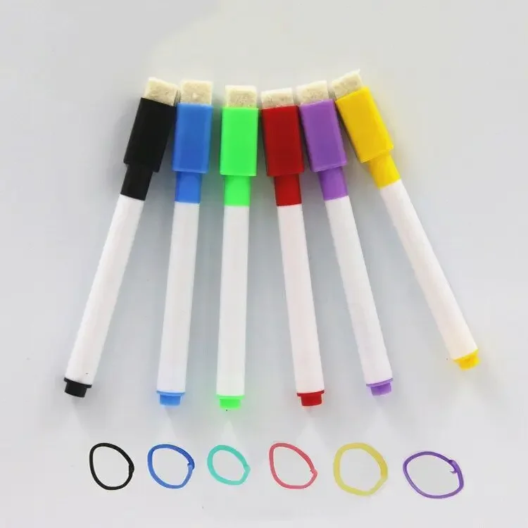 Magnetic Whiteboard Pen Erasable White Board Marker Pen Magnet