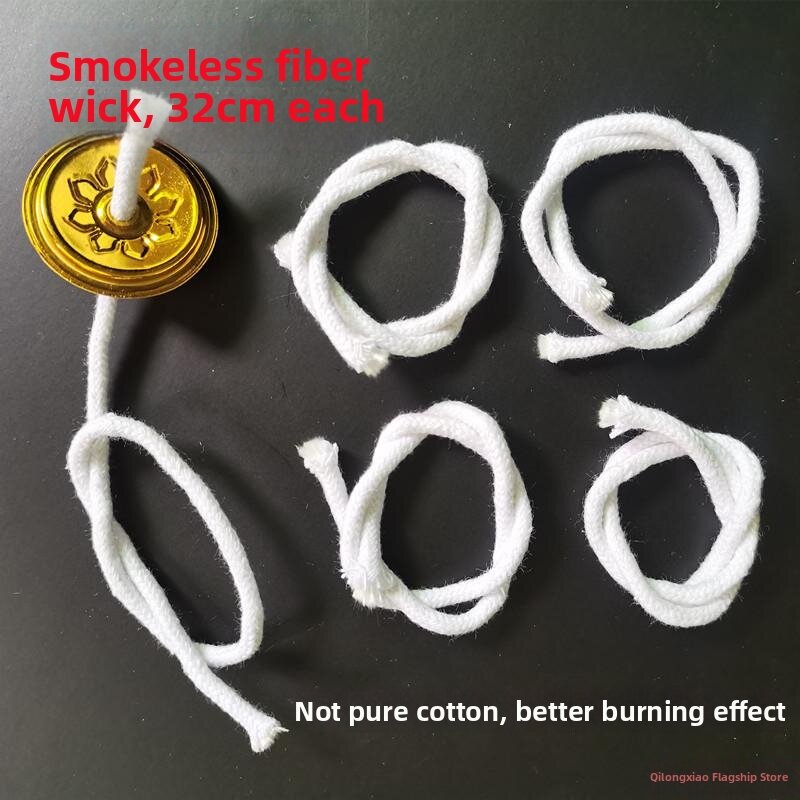 Qilongxiao | Buddhist Floating Lotus Shaped Oil Lamp