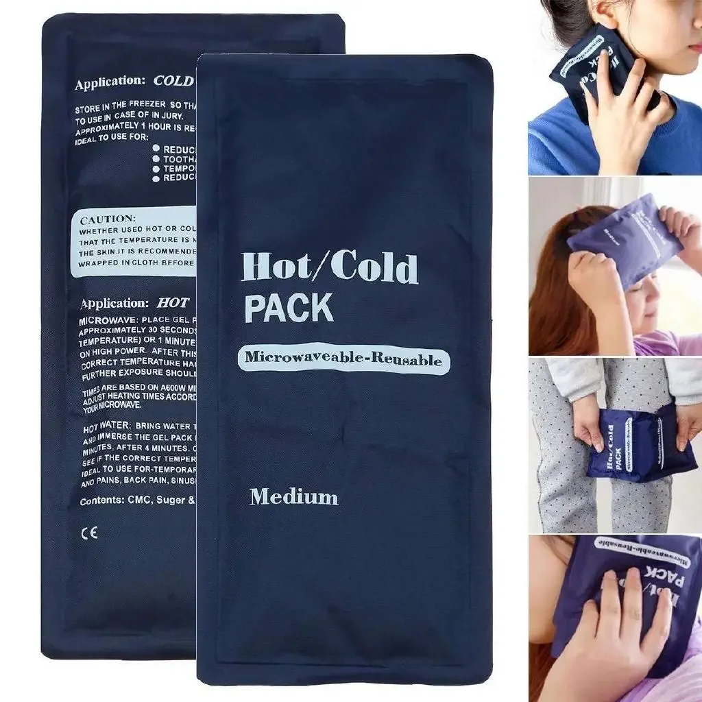 [Ready Stock] (Size 23x13cm) Hot and Cold Pack Microwave Reusable Hot Cold Pack Ice Warmer Pack /Physiotherapy Pack /Pain Relieve Pack