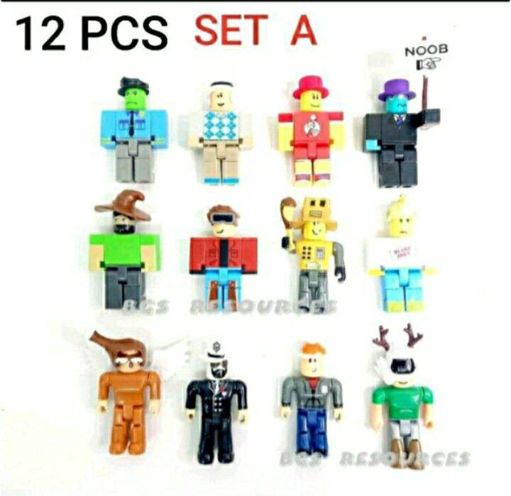 12pcs Roblox Noob Action Figure